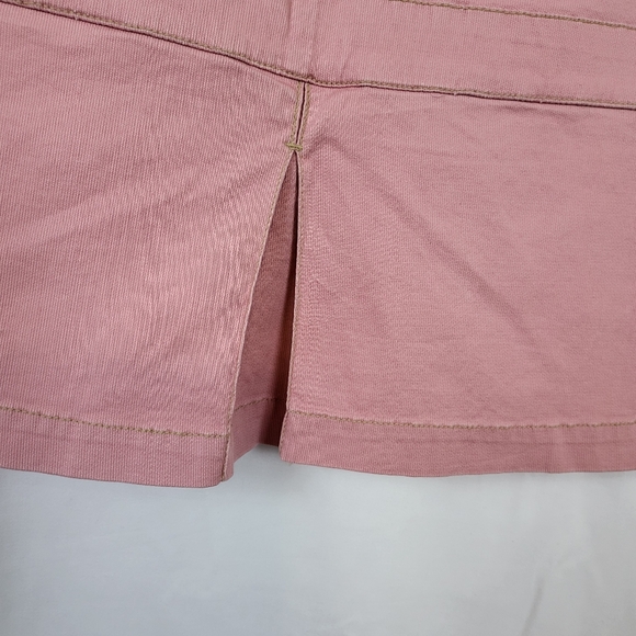 Plugg Vintage Juniors/Women Y2k Pink Pleated Retro Mid Rise Mini Skirt Sz 17 New - Picture 8 of 9